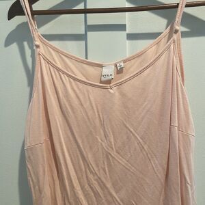 Vila Milano Tank‎ Top Women's Size Large Pink Camisole Ballet Strappy Adjustable